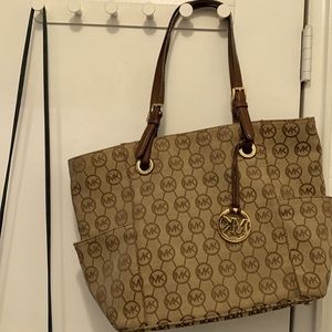 Michael Kors monogram shoulder bag